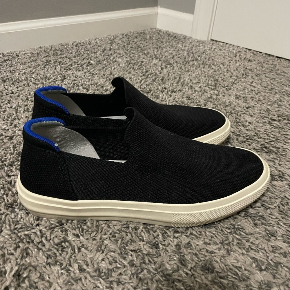 Rothy’s Black Slip On Sneaker size 7.5